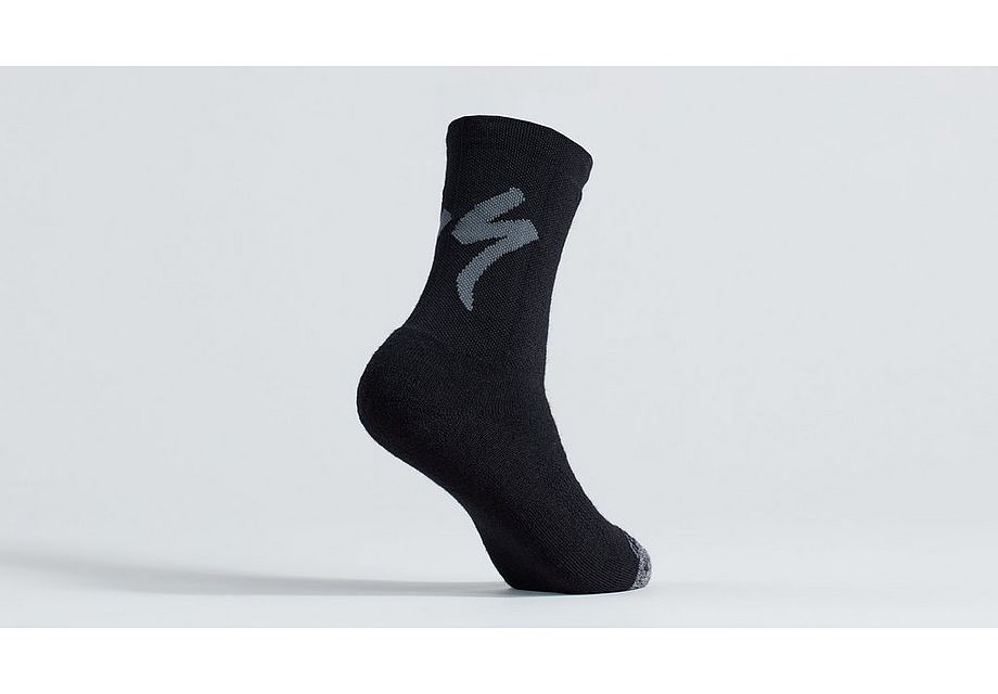Calze Merino Deep Winter Tall Logo Nera