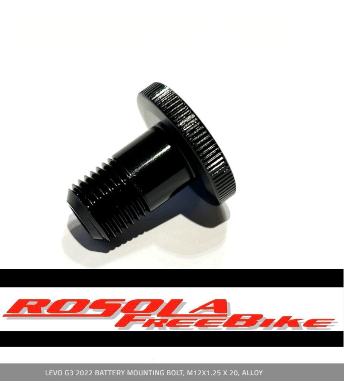 LEVO G3 2022 BATTERY MOUNTING BOLT 6 MM, M12X1.25 X 20, ALLOY