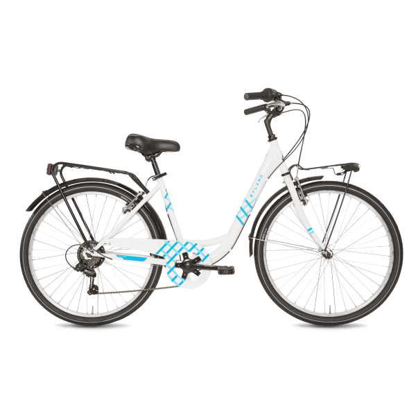 BICI MYLAND VICOLO 26.2 - WHITE-BLUE 43 6V