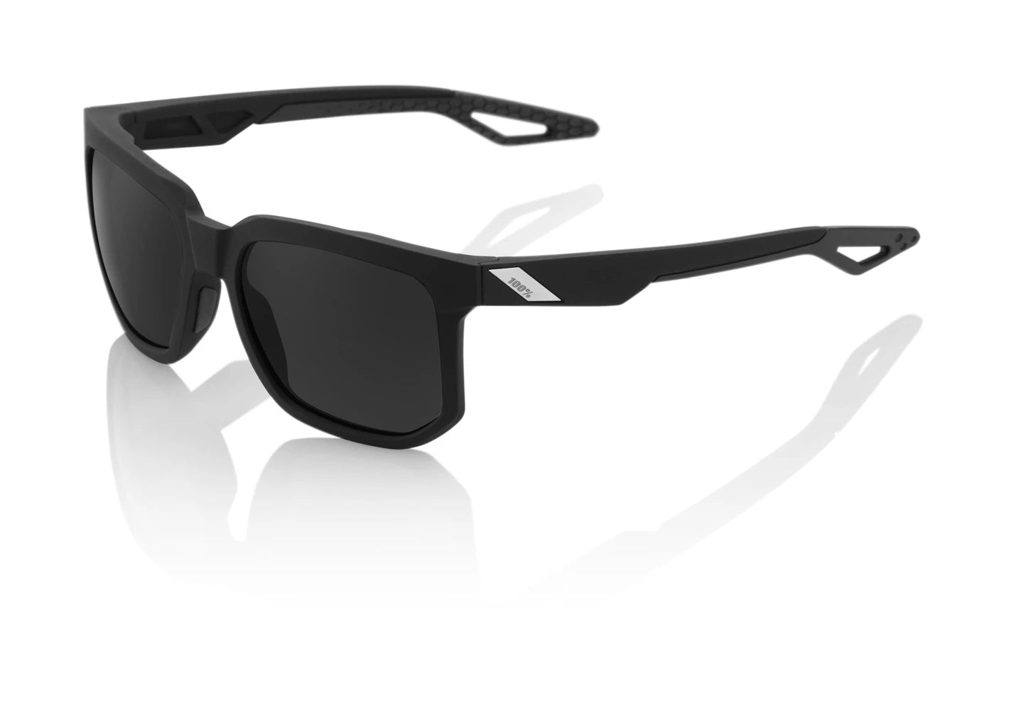 Occhiali 100% CENTRIC Matte Black - Smoke Lens