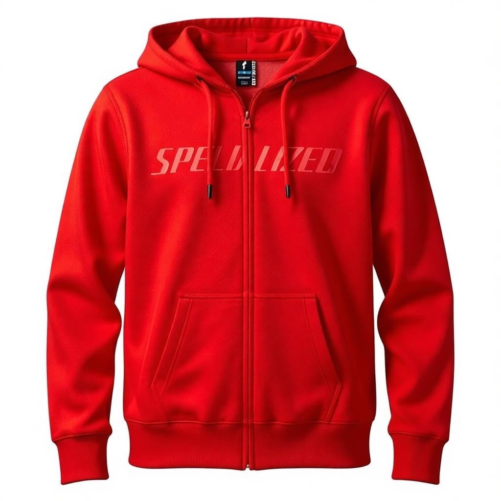 Felpa con cappuccio Specialized Podium Rossa