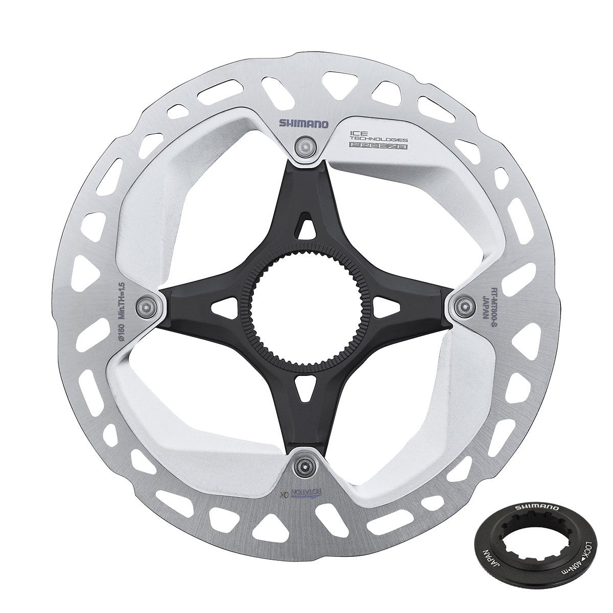 SHIMANO DISCO RT-MT800 CENTER LOCK ICE TECHNOLOGIES FREEZA