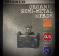Brakco Pastiglie per freno a disco Hayes Prime  semimetalliche