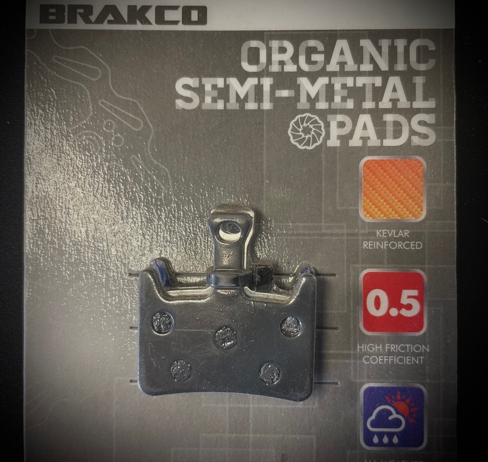 Brakco Pastiglie per freno a disco Hayes Prime  semimetalliche