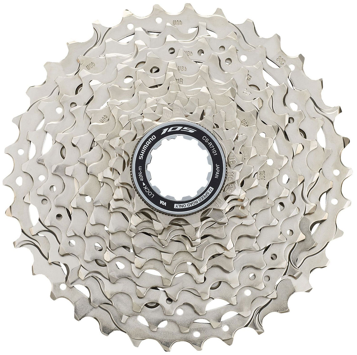 Shimano 105 CS-HG7101 cassetta a 12 velocità 11/34