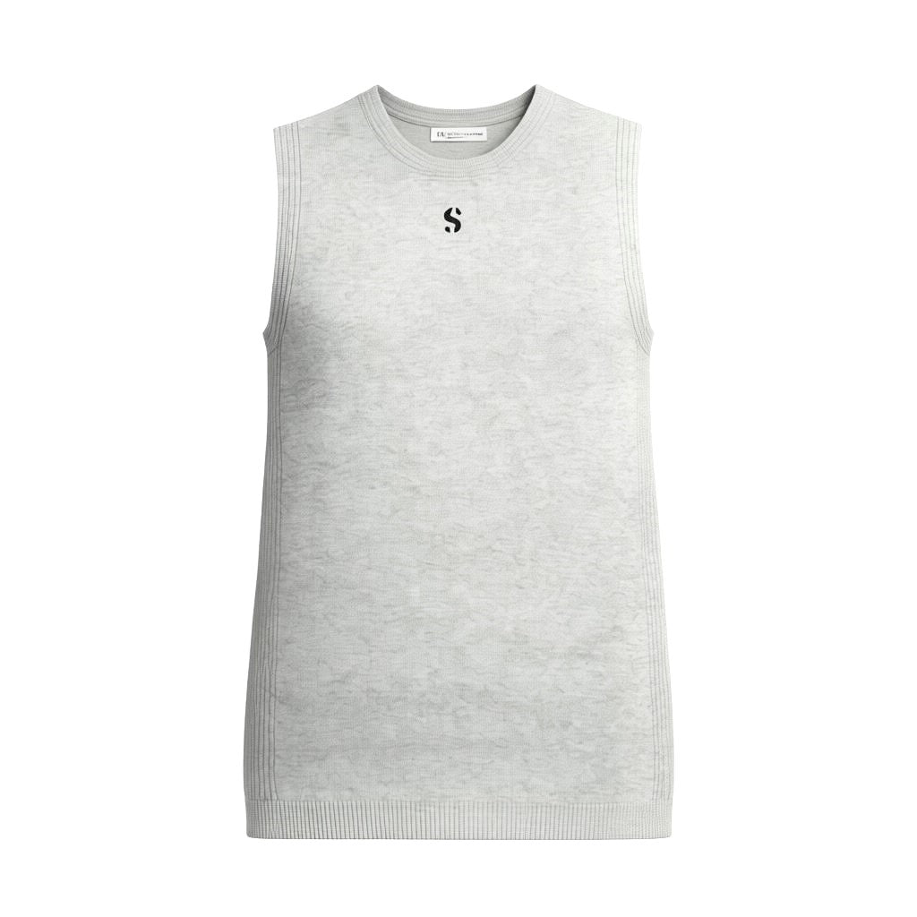 Silverskin Stay Fresh - Maglia termica Smanicata Girocollo Tg. S