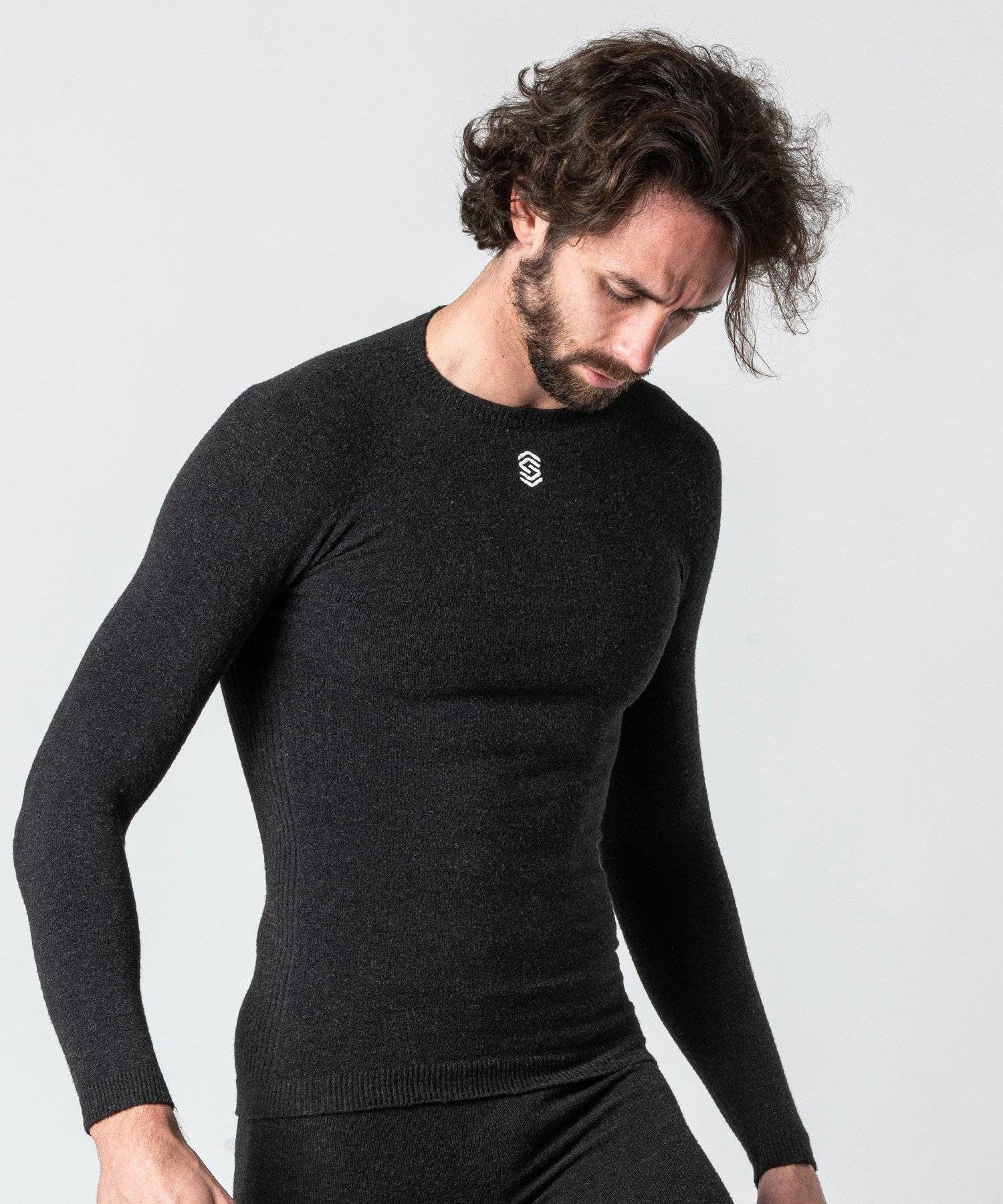 Silverskin Maglia Termica Manica Lunga Giro Collo