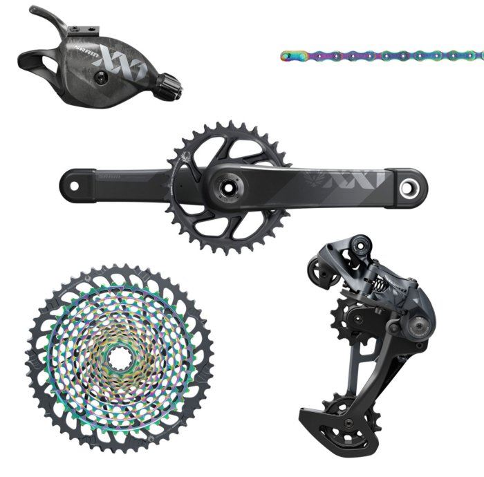Gruppo Sram XX1 Eagle Rainbow DUB Boost 1x12V
