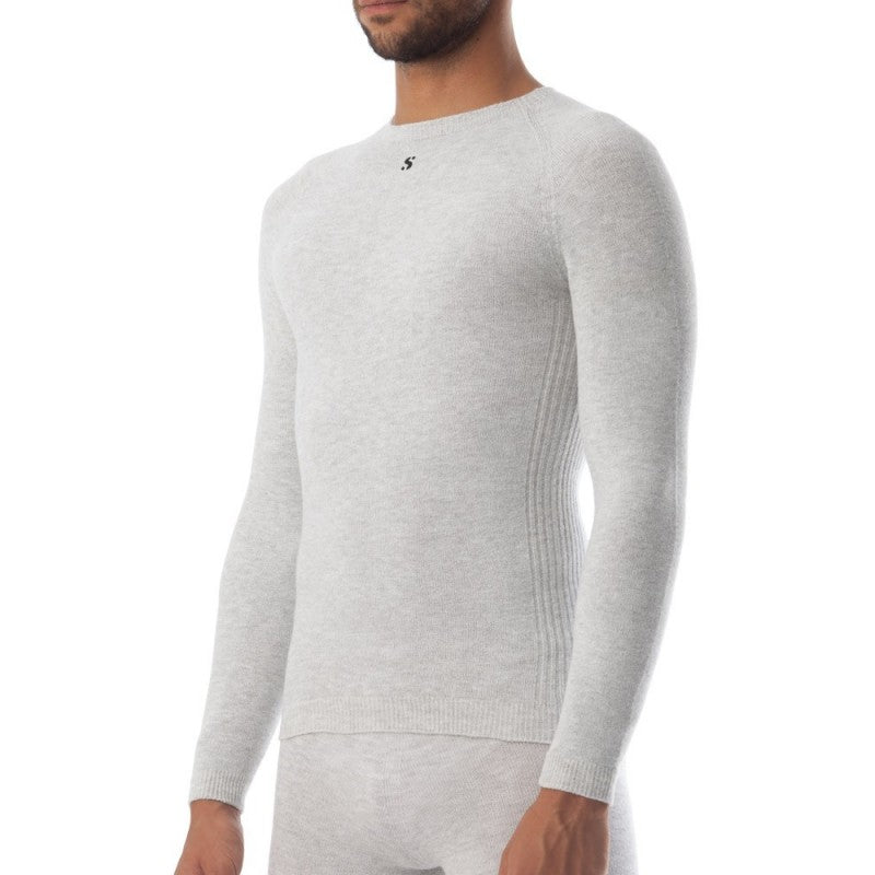 Silverskin Maglia Termica Manica Lunga Giro Collo