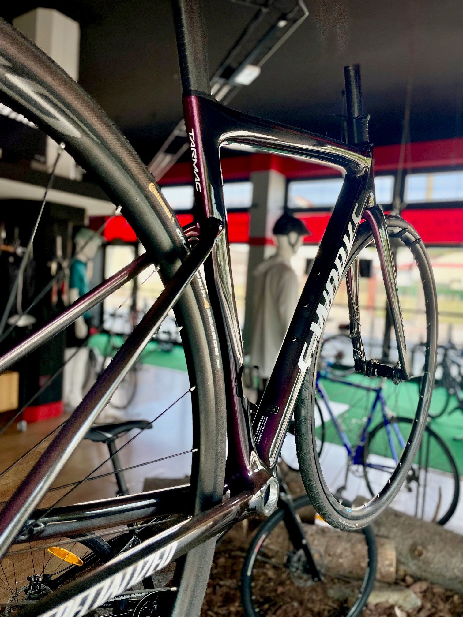 Specialized Tarmac SL8 S-Works frame Carbon/Viavi Maganta Gold