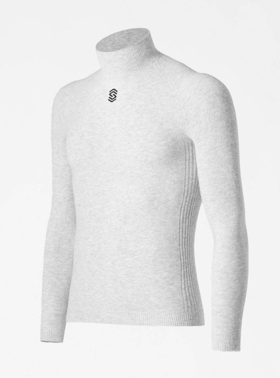 Stay Warm - Maglia termica Manica Lunga Collo Alto grey- Rosolafreebikes Stay Warm - Maglia termica Manica Lunga Collo Alto grey- Rosolafreebikes