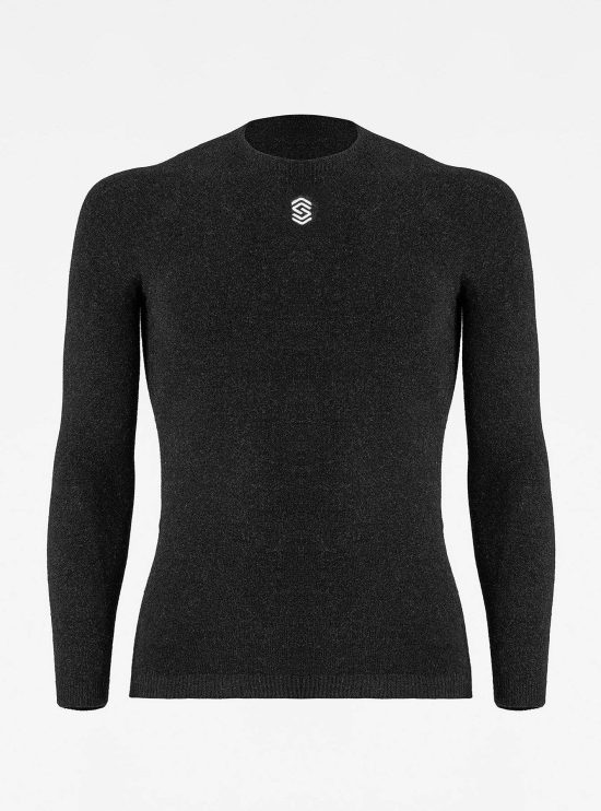 Stay Warm - Maglia- termica Manica Lunga Girocollo -Anthracite-Rosolafreebikes Stay Warm - Maglia- termica Manica Lunga Girocollo -Anthracite-Rosolafreebikes