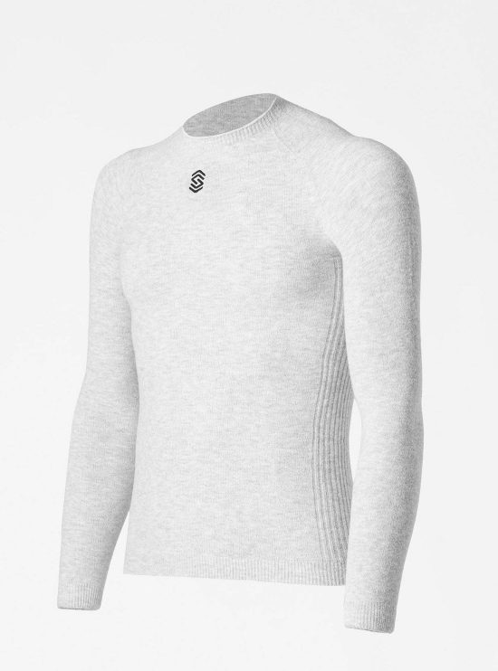 Stay Warm - Maglia termica Manica- Lunga Girocollo PearlGrey-Rosolafreebikes Stay Warm - Maglia termica Manica- Lunga Girocollo PearlGrey-Rosolafreebikes