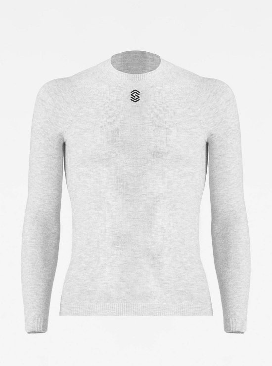 Stay Warm - Maglia termica Manica-- Lunga Girocollo PearlGrey-Rosolafreebikes Stay Warm - Maglia termica Manica-- Lunga Girocollo PearlGrey-Rosolafreebikes