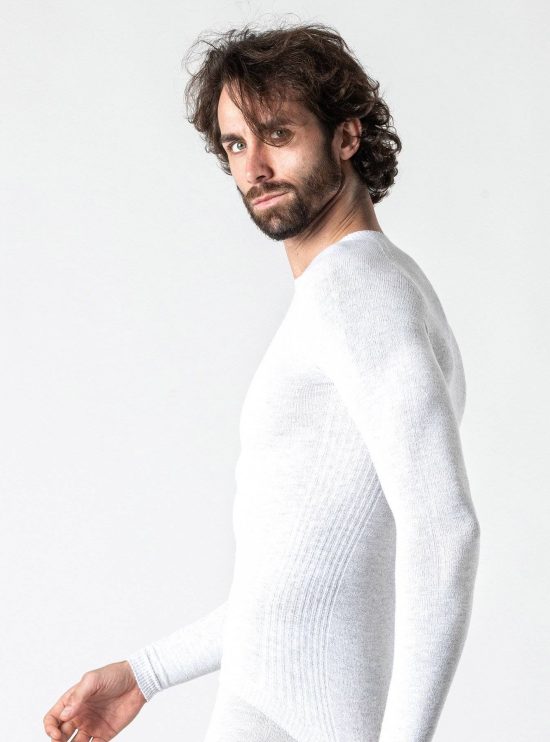 Stay Warm - Maglia termica- Manica- Lunga Girocollo PearlGrey-Rosolafreebikes Stay Warm - Maglia termica- Manica- Lunga Girocollo PearlGrey-Rosolafreebikes