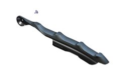 SPECIALIZED MY19 SJ FSR J1CARBON / ALLOY CHAINSTAY PROTECTOR CO-MOLDED W / BOLT