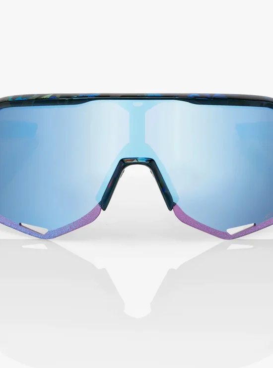 Occhiali 100% S2 - Black -Holographic HiPER Blue Mirror-Rosolafreebikes Occhiali 100% S2 - Black -Holographic HiPER Blue Mirror-Rosolafreebikes