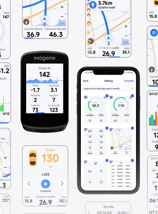 SMART GPS- COMPUTER MAGENE C606 -Rosolafreebikes SMART GPS- COMPUTER MAGENE C606 -Rosolafreebikes