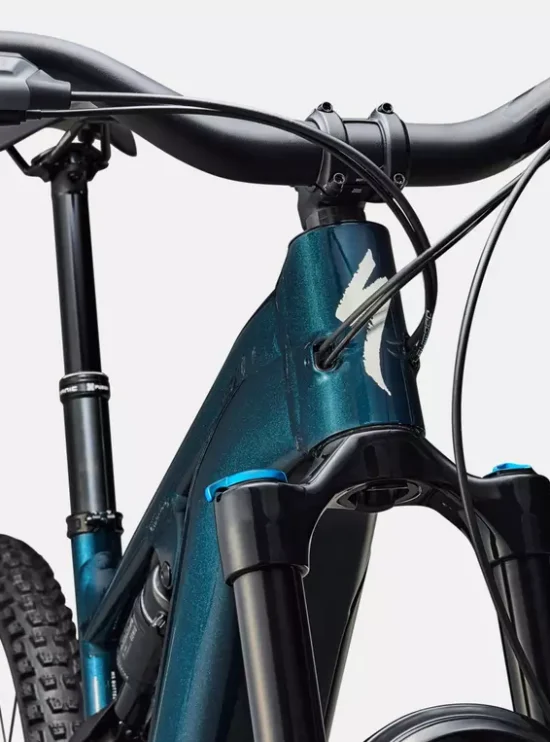 Specialized Turbo Levo 4 Comp Alloy Gloss Deep Lake Metallic - Dune White-3-Rosolafreebikes Specialized Turbo Levo 4 Comp Alloy Gloss Deep Lake Metallic - Dune White-3-Rosolafreebikes