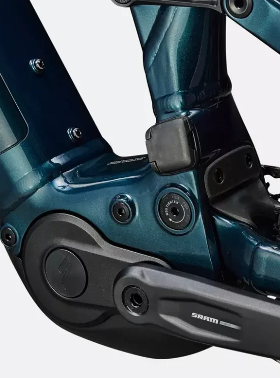 Specialized Turbo Levo 4 Comp Alloy Gloss Deep Lake Metallic - Dune White-5-Rosolafreebikes Specialized Turbo Levo 4 Comp Alloy Gloss Deep Lake Metallic - Dune White-5-Rosolafreebikes